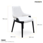 Finitura chair FDS02 Dimension01