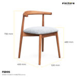Finitura chair FDS05 Dimension