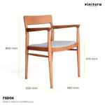 Finitura chair FDS06 Dimension01