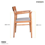 Finitura chair FDS06 Dimension02