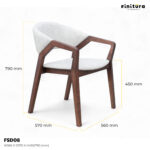 Finitura chair FDS08 Dimension01