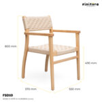 Finitura chair FDS10 Dimension01