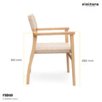 Finitura chair FDS10 Dimension02